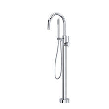 Tenerife Single Hole Floor Mount Tub Filler Trim