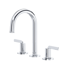 Authentica Widespread Lavatory Faucet With C-Spout