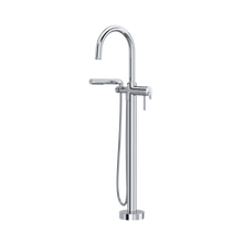Authentica Thermostatic Single  Hole Floor Mount Tub Filler Trim