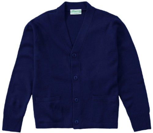 Navy Cardigan (No Logo)