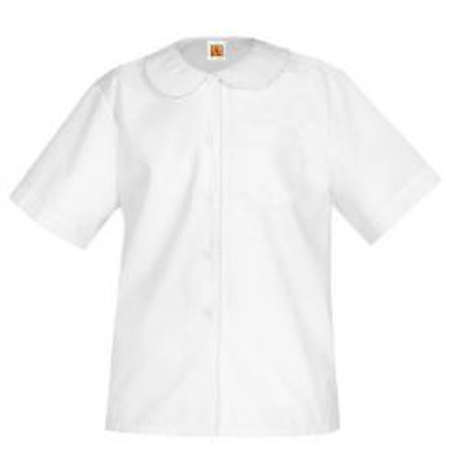 White - SS Peter Pan Blouse