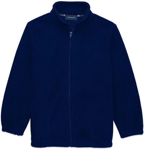 St. James - Navy Fleece Jacket with Logo
