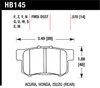 Hawk 06+ Civic Si Ceramic Street Rear Brake Pads - HB145Z.570 Photo - Primary