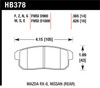 Hawk Mazda RX-8 / Nissan Track DTC-30 Race Rear Brake Pads - HB378W.565 Photo - Primary