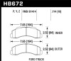 Hawk 10-11 Ford Expedition/F-150 SVT Raptor / 10-11 F-150 LTS Front Street Brake Pad - HB672Y.714 Photo - Primary