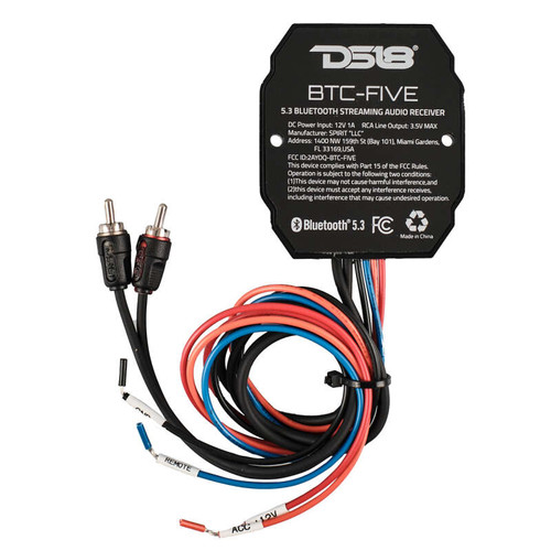 DS18 Wireless Audio Receiver Bluetooth 5.3 Remote Out IP66 Waterproof Rating - BTC-FIVE Photo - Primary