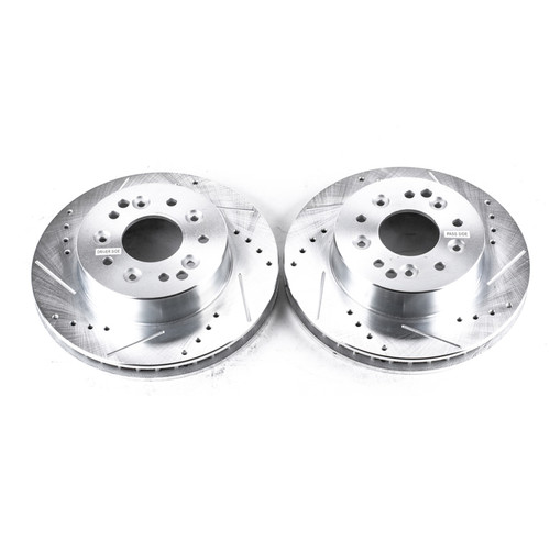 Power Stop 63-82 Chevrolet Corvette Rear Evolution Drilled & Slotted Rotors - Pair - AR8207XPR Photo - Primary