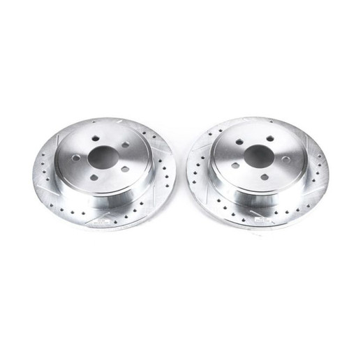 Power Stop 03-07 Chrysler PT Cruiser Rear Evolution Drilled & Slotted Rotors - Pair - AR8353XPR Photo - Primary