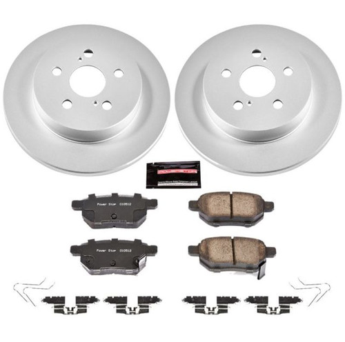 Power Stop 11-17 Lexus CT200h Rear Z17 Evolution Geomet Coated Brake Kit - CRK5503 Photo - Primary