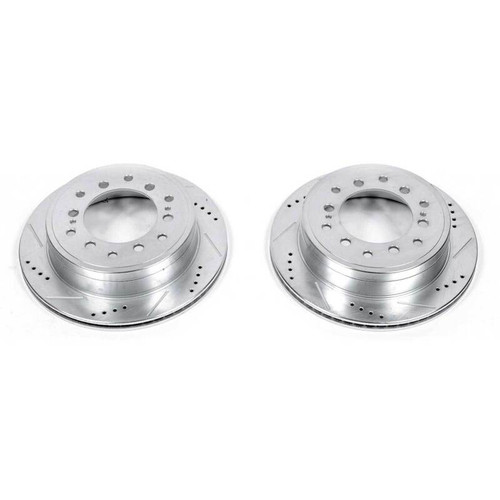 Power Stop 10-19 Lexus GX460 Rear Evolution Drilled & Slotted Rotors - Pair - JBR1396XPR Photo - Primary