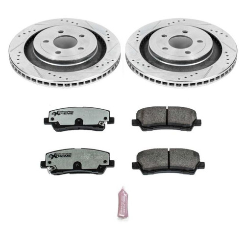 Power Stop 15-19 Ford Mustang Rear Z26 Street Warrior Brake Kit - K6812-26 Photo - Primary