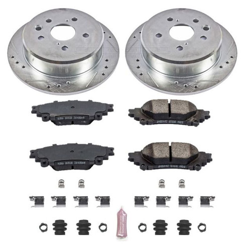 Power Stop 14-15 Lexus IS250 Rear Z23 Evolution Sport Brake Kit - K6930 Photo - Primary