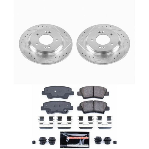 Power Stop 2015 Hyundai Sonata Rear Z23 Evolution Sport Brake Kit - K6985 Photo - Primary