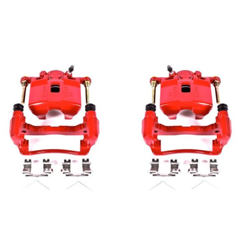 Power Stop 02-06 Acura RSX Front Red Calipers w/Brackets - Pair - S2796 Photo - Primary