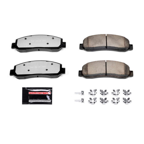 Power Stop 05-08 Ford F-250 Super Duty Front Z36 Truck & Tow Brake Pads w/Hardware - Z36-1069 Photo - Primary