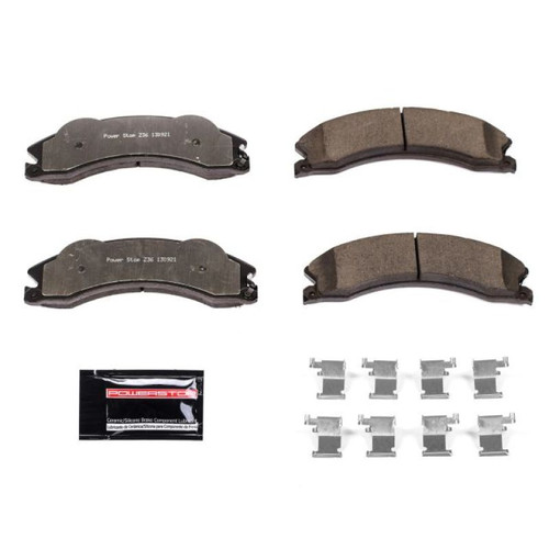 Power Stop 2011 Chevrolet Silverado 2500 HD Front or Rear Z36 Truck & Tow Brake Pads w/Hardware - Z36-1411 Photo - Primary