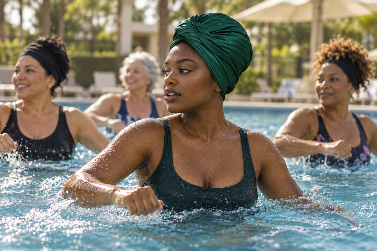 How to Protect Your Hair During Water Aerobics