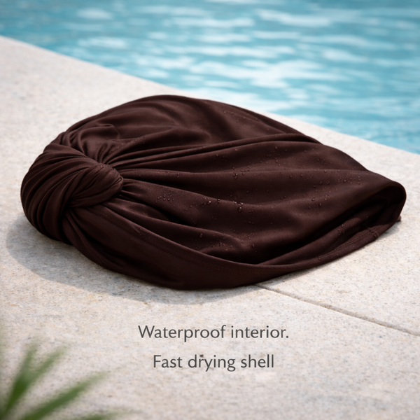 Swim Turban – Chocolate
