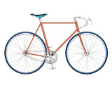 Baby Blue Single Speed Bike