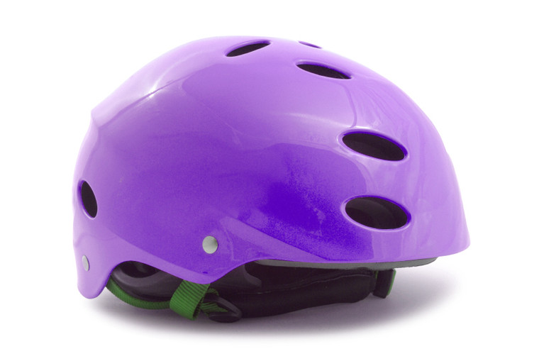 Purple Bike Helmet