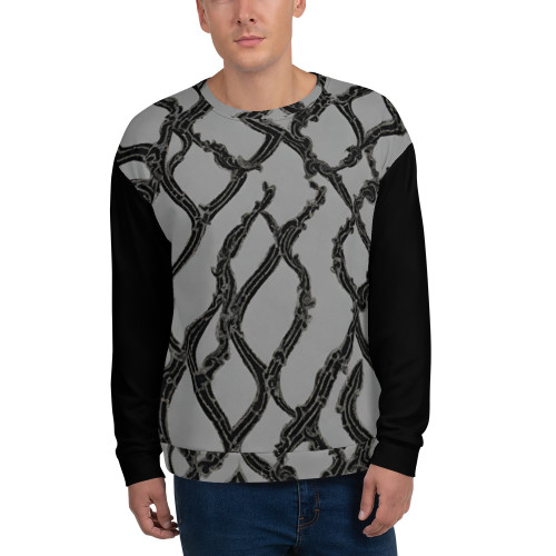 Men's Sweatshirt in Black and Grey design