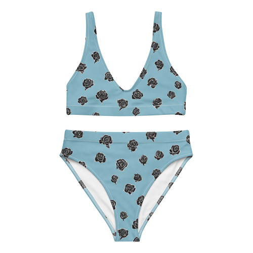 Recycled high-waisted bikini