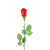 Red Rose Balloon Flower Design With Stem