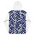 Unisex Hoodie - Deep Blue and White