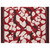 Throw Blanket - Red/Black/Beige