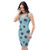 Bodycon dress - Blue/Black Floral