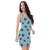 Bodycon dress - Blue/Black Floral