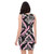 Bodycon dress- Black/Pink/White Design