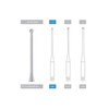 Fresa dental - Redonda 1 Mueller 22 mm RA - Paquete de 5 Fresa dental - Redonda 1 Mueller 22 mm RA - Paquete de 5