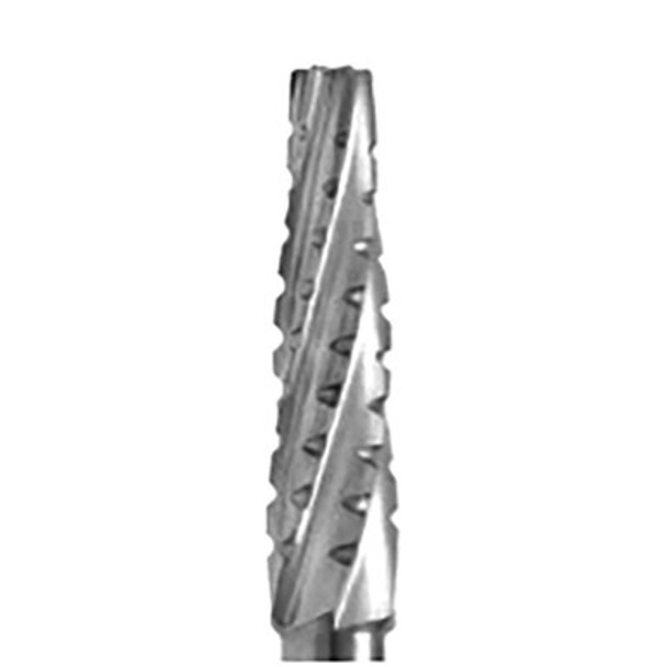 Fresa dental - Fisura en cruz con cono cónico 701L - 25mm FG (longitud quirúrgica) - Paquete de 5