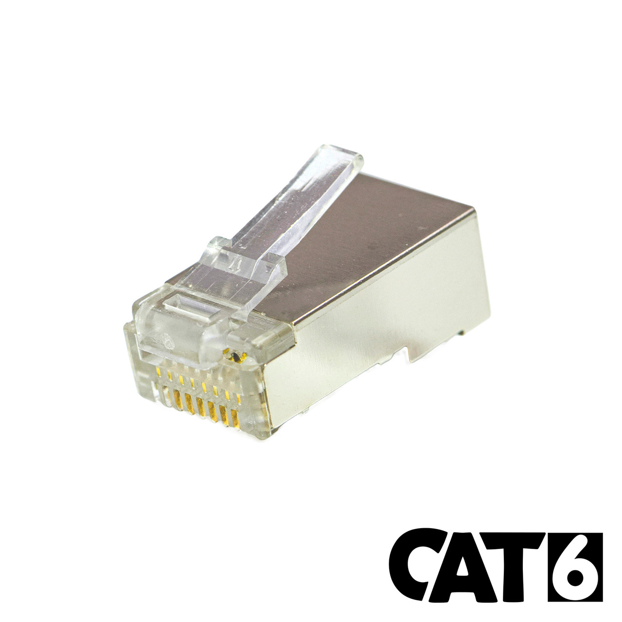 44-751-8C6SH ,RJ-45, 8P8C Cat6 Shielded Mod Plug with No Loading