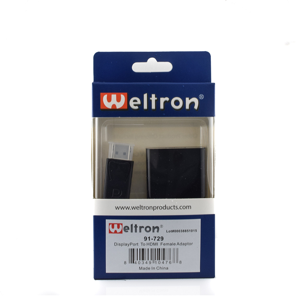 Display Port Male to HDMI Female - Weltron