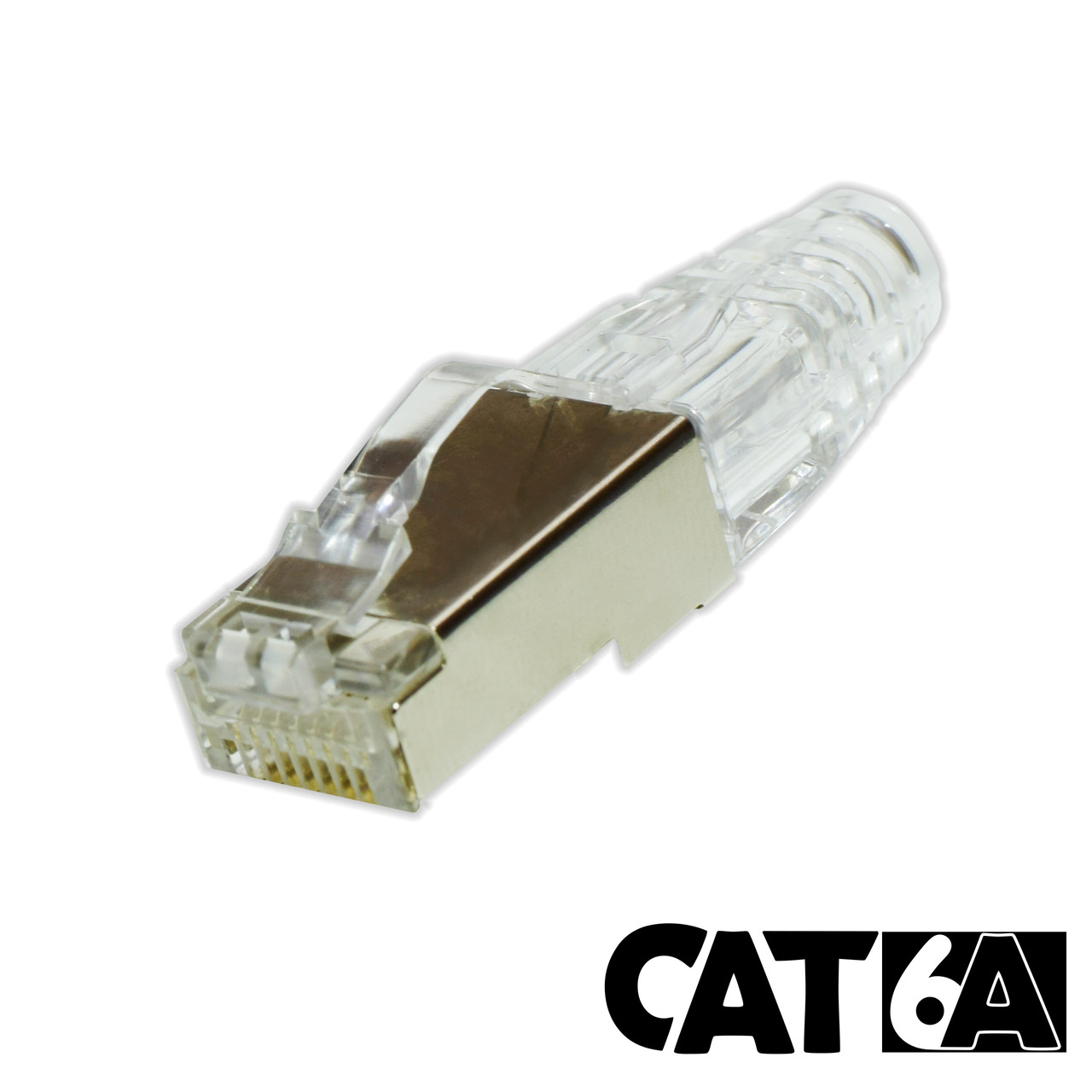 Weltron - Snagless CAT6A SHIELDED RJ45 Modular Plugs