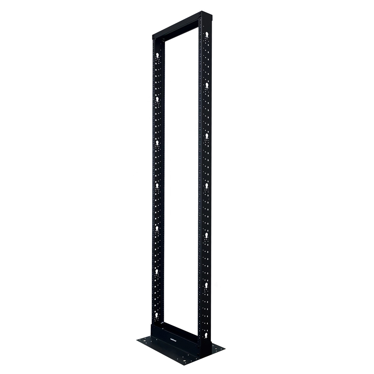 Two Ru Rack Extension 90-4090-7 , 45U 2-POST OPEN RACK BLACK WELTRON