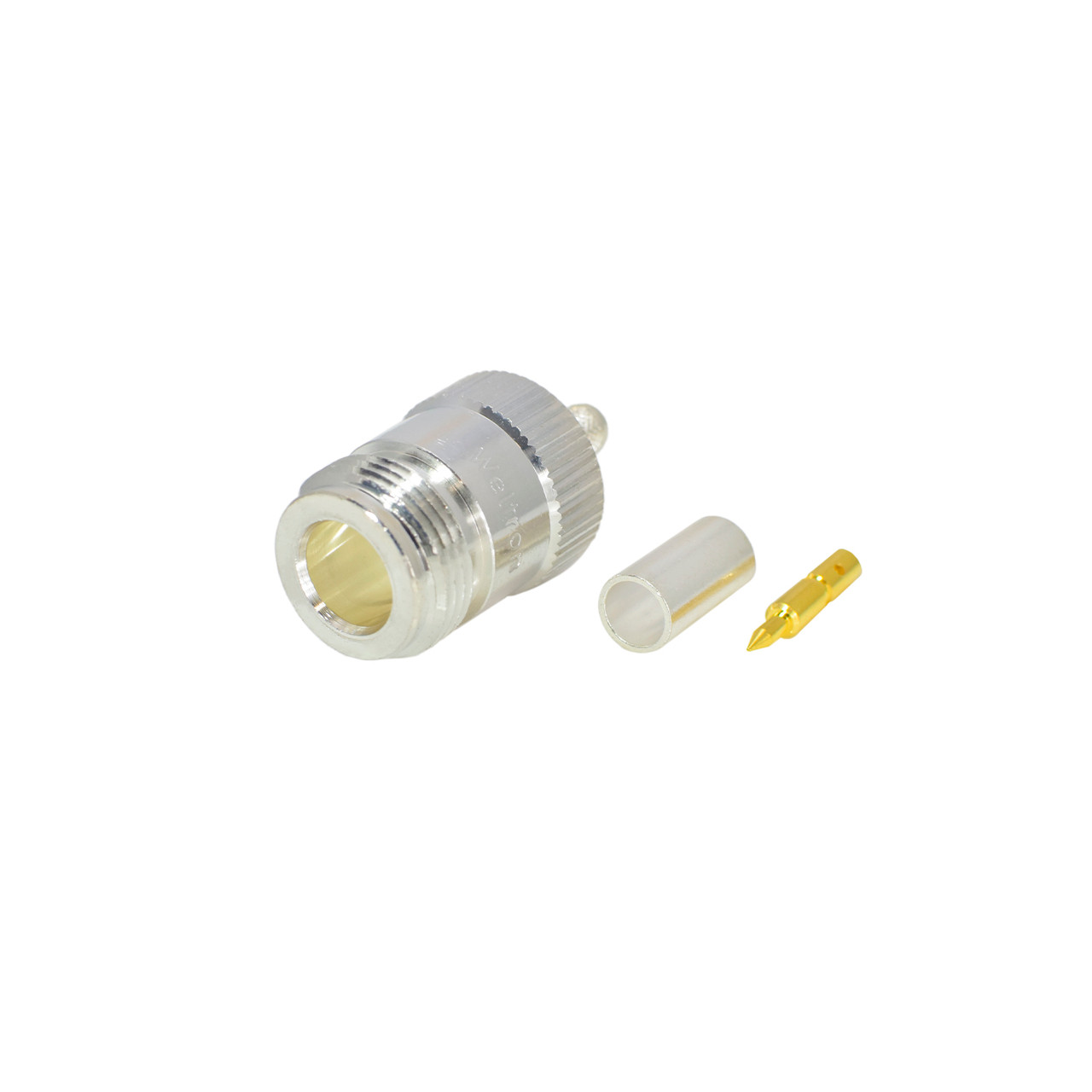 44-263RP-58,N-TYPE FEMALE JACK CRIMP RP CONNECTOR FOR RG-58,Weltron