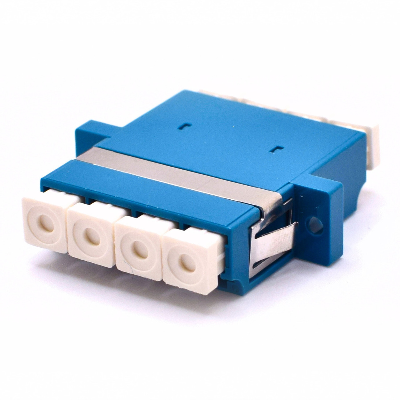 LC/UPC Quad Single Mode Fiber Optic Coupler – Plastic Housing with Flange
