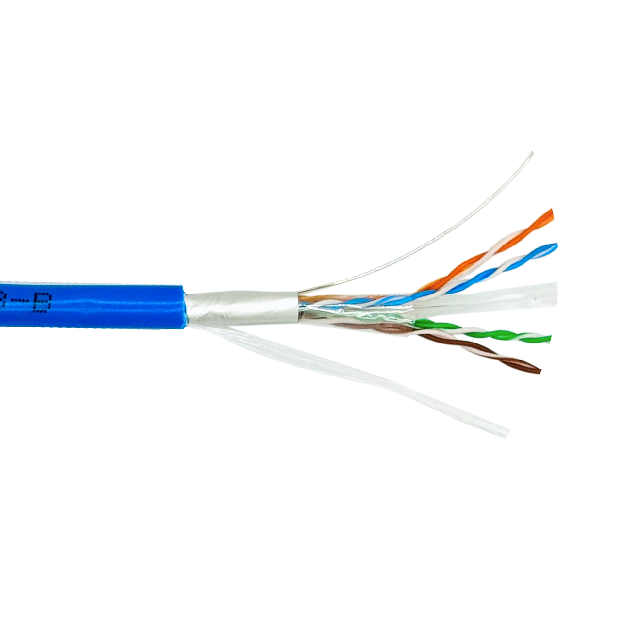 28AWG Cat6A F/UTP Bulk Ethernet Cable | Solid Bare Copper, UL Listed