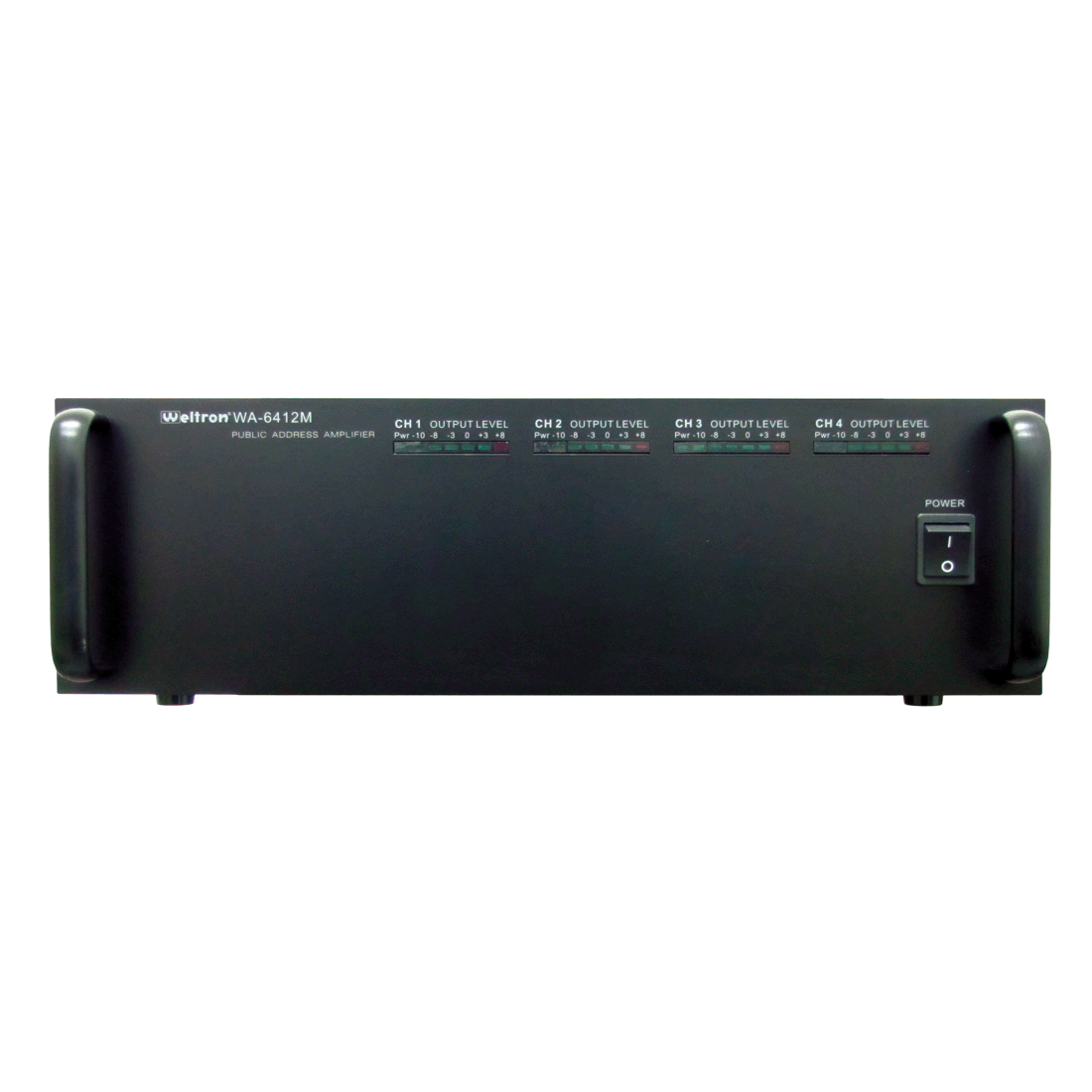 Weltron 480W Commercial Four Channel Booster Amplifier