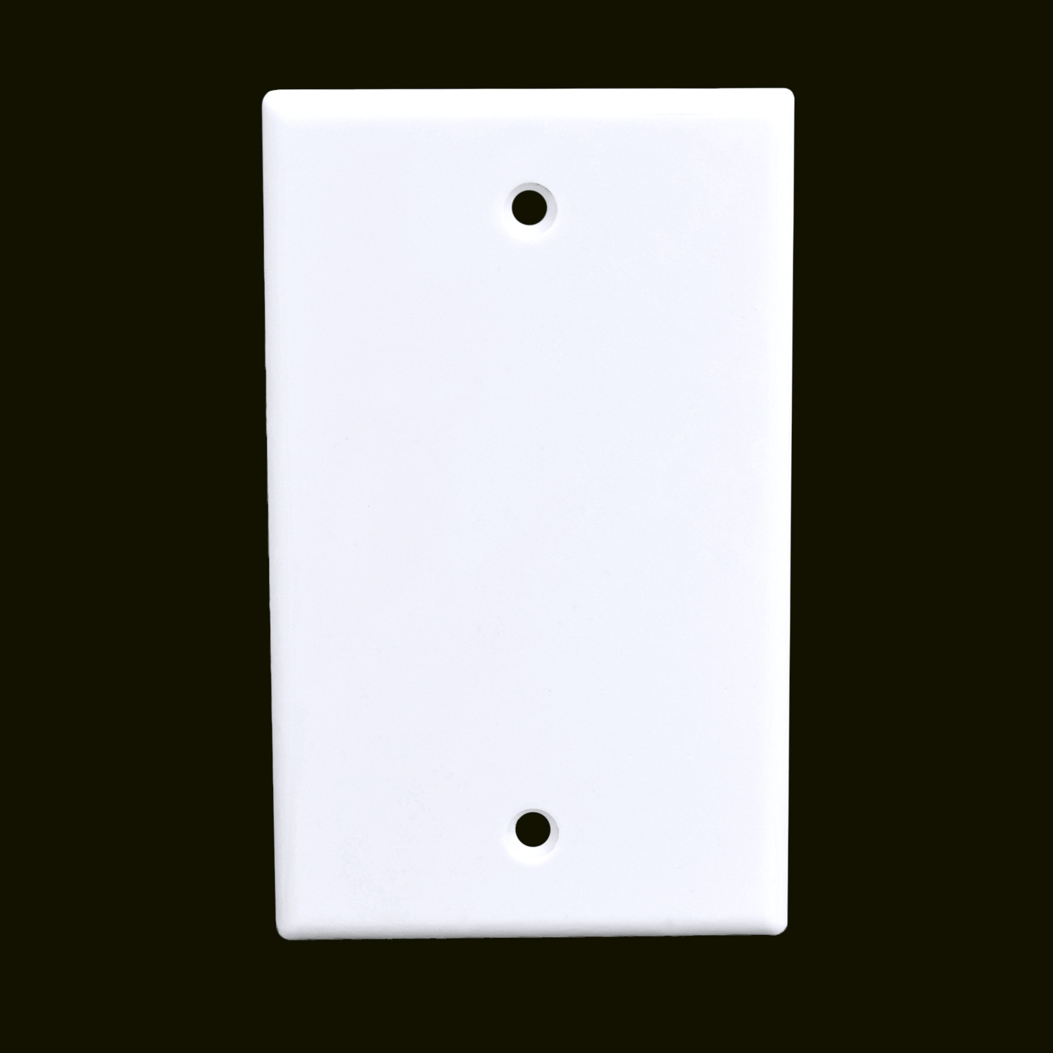 44030BLKXX Single Gang Blank Faceplate Weltron