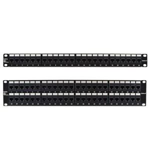 Category 6 110 Type, 568 A/B Rack Mount Patch Panel
