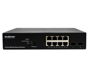 8 Port Gigabit POE+ Managed Switch with 2 SFP Ports 8 Port Gigabit POE+ Managed Switch with 2 SFP Ports