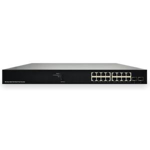 16 Port Gigabit POE+ Managed Switch with 2 SFP Ports 16 Port Gigabit POE+ Managed Switch with 2 SFP Ports