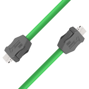 IX A-Key to IX A-Key Cat 6A Industrial Ethernet Cable | PUR Jacket IX A-Key to IX A-Key Cat 6A Industrial Ethernet Cable | PUR Jacket