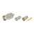 BNC 3-Piece Female Jack Crimp Connector for RG-6