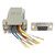 DB9 Female to RJ45 Modular Adapter | 8 Conductor