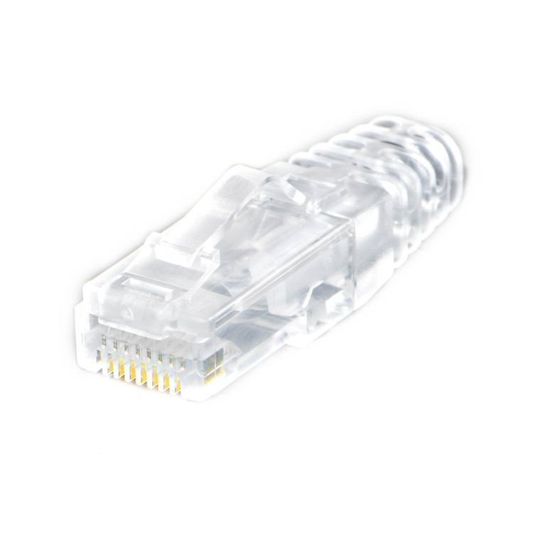 Category 6 28AWG Snagless RJ-45 Modular Plug and Boot